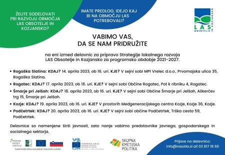 LAS delavnice april 2023